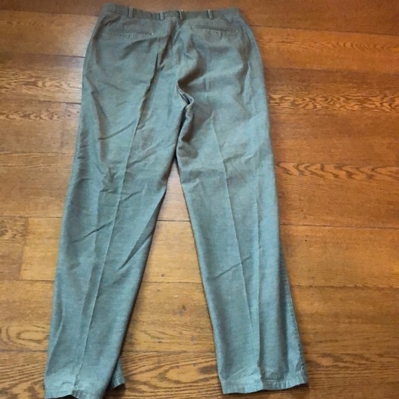 Peter Millar Straight Leg Corduroy Pants Olive 35 - Picture 5 of 5